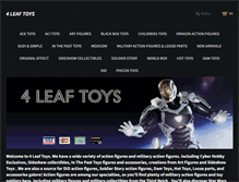 Tablet Screenshot of 4-leaftoys.com